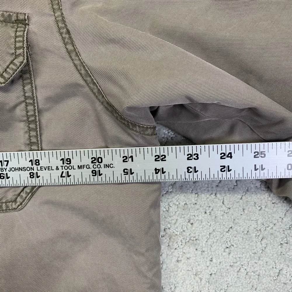 Vintage GAP Kids Jacket Size XXL 14-16 Khaki Parka Utility Field Quilt Lined Y2k